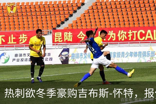 热刺欲冬季豪购吉布斯-怀特，报价或达1.25亿英镑